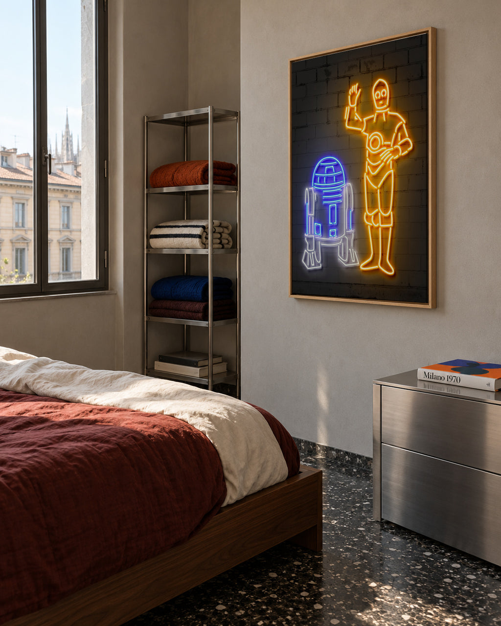 R2D2 CRPO - Framed canvas in an interior