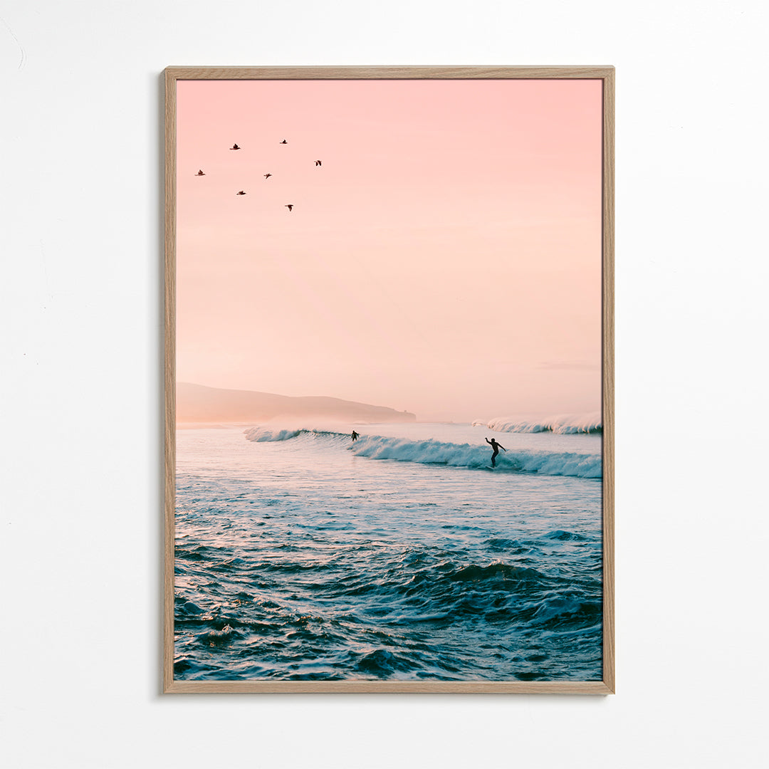 Sunset surf