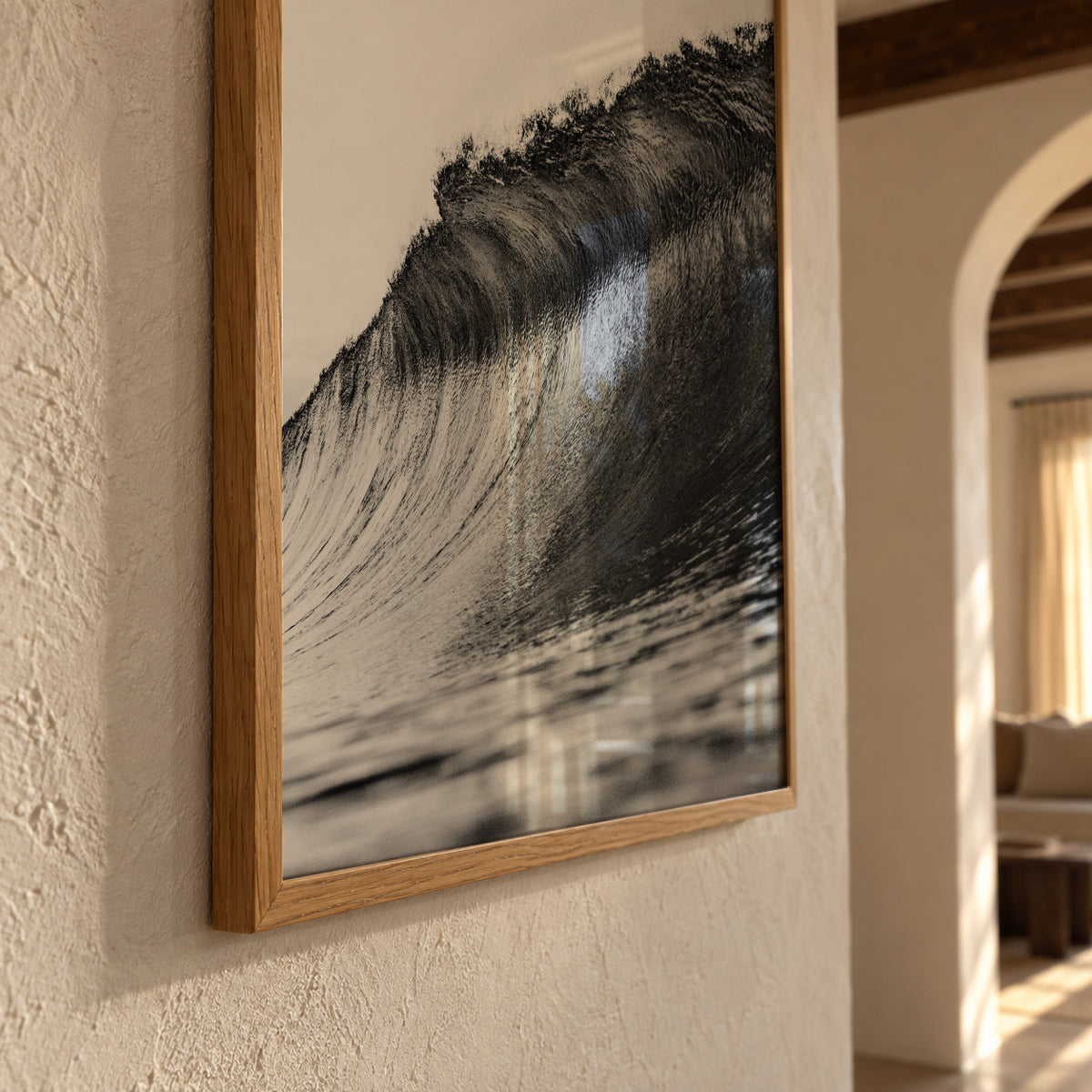Ocean Wave - Framed poster detail