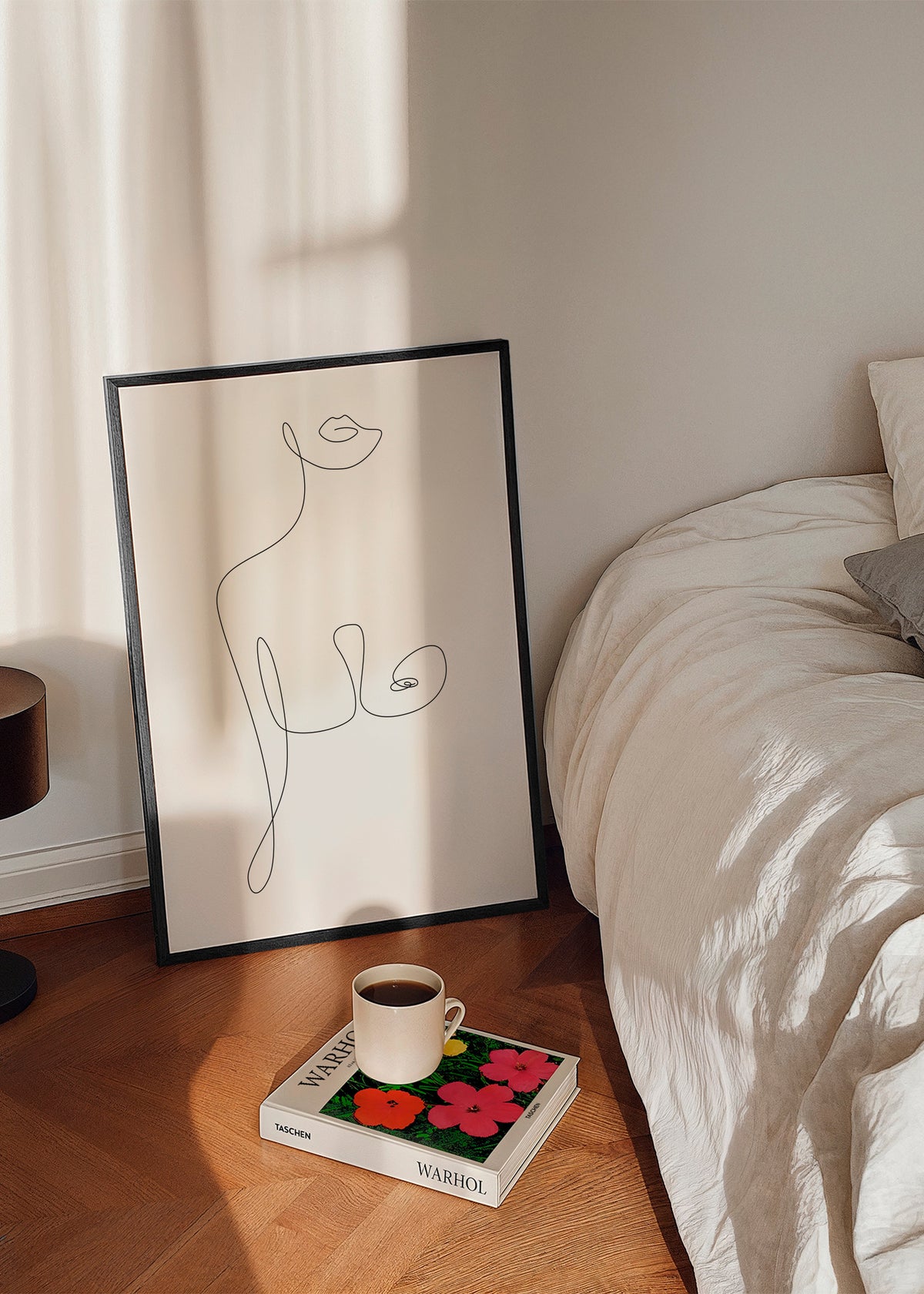 Lip To Nip - Framed poster in an interior