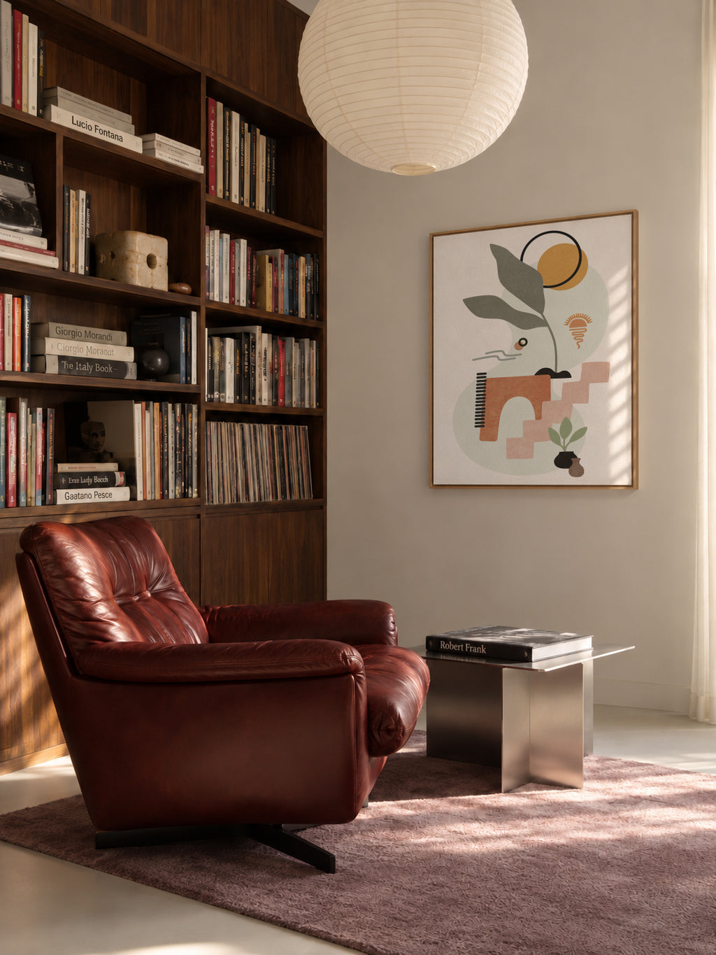 Tropical Villa 11 - Framed canvas in an interior