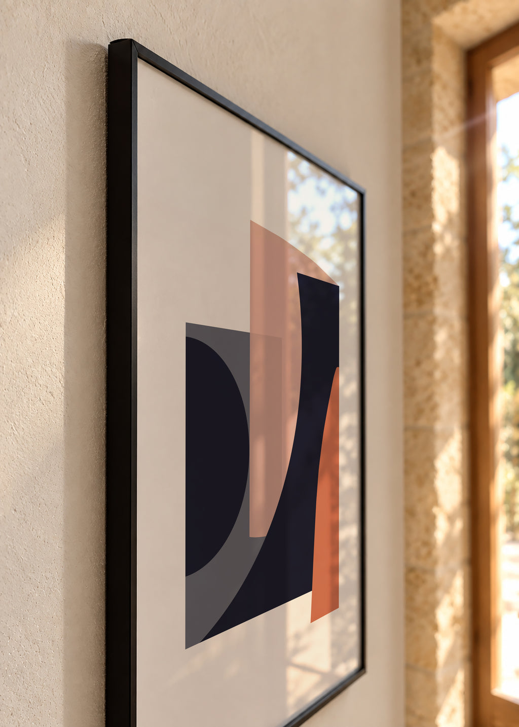 Abstract II - Framed poster detail
