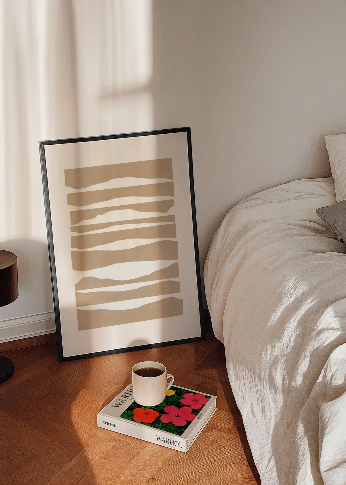 Waves - Framed poster in an interior