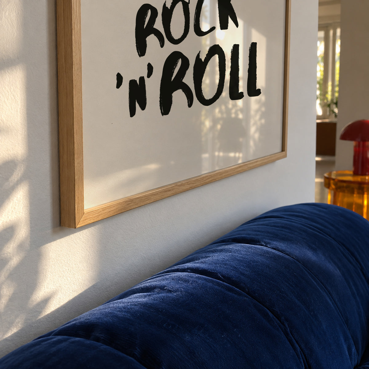 Rock'n'roll - Framed poster detail