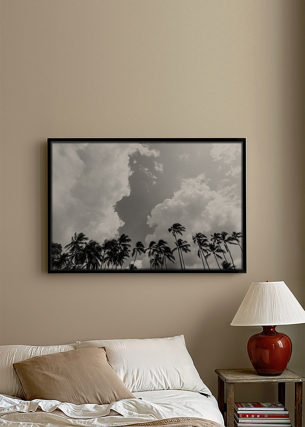 Landscape art with swaying palms and dramatic skies – Canvas2