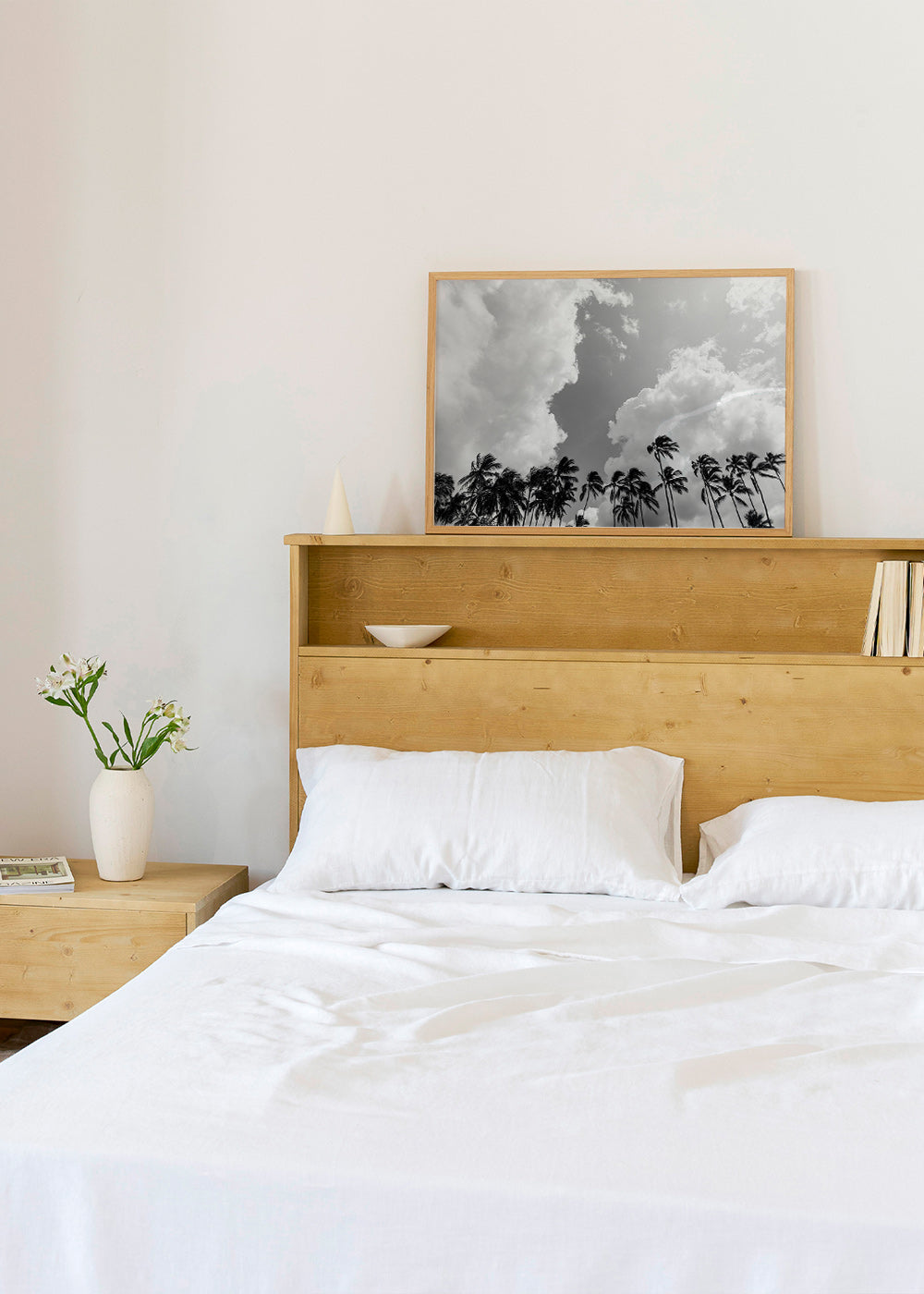Landscape art with swaying palms and dramatic skies – Product1