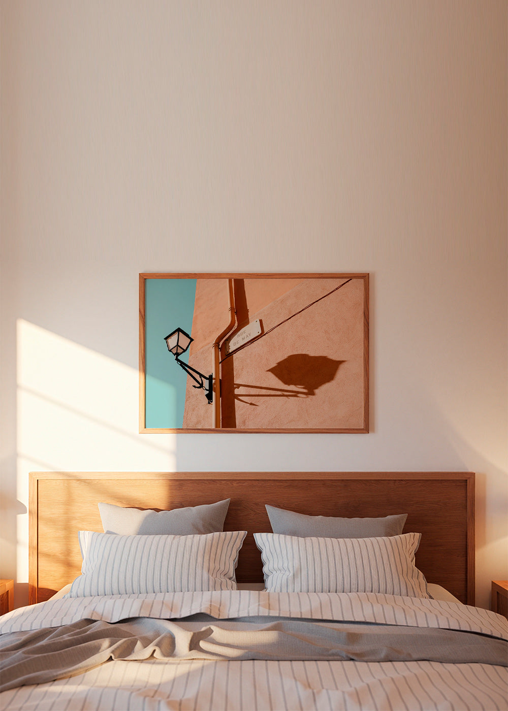 Travel poster with Rue de May lamp and shadow – Product2