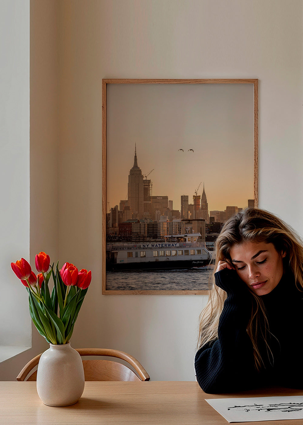 Travel poster Manhattan skyline – Product1