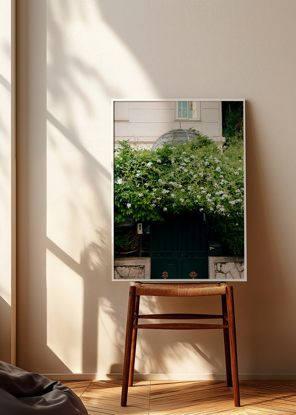 Botanical print with trailing white vine – Product1