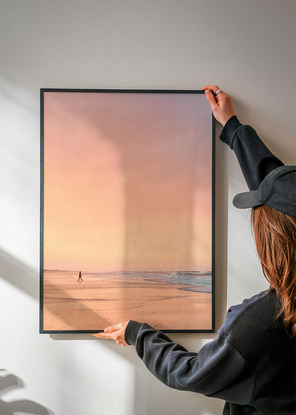 Landscape art: pastel beach at sunrise – Product2