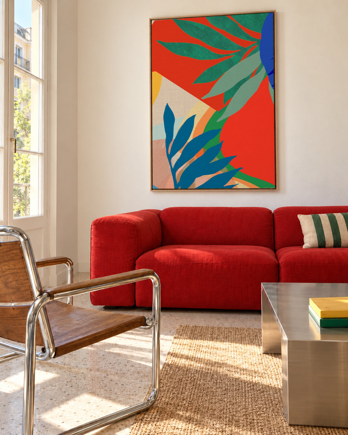 Paripueira - Framed canvas in an interior