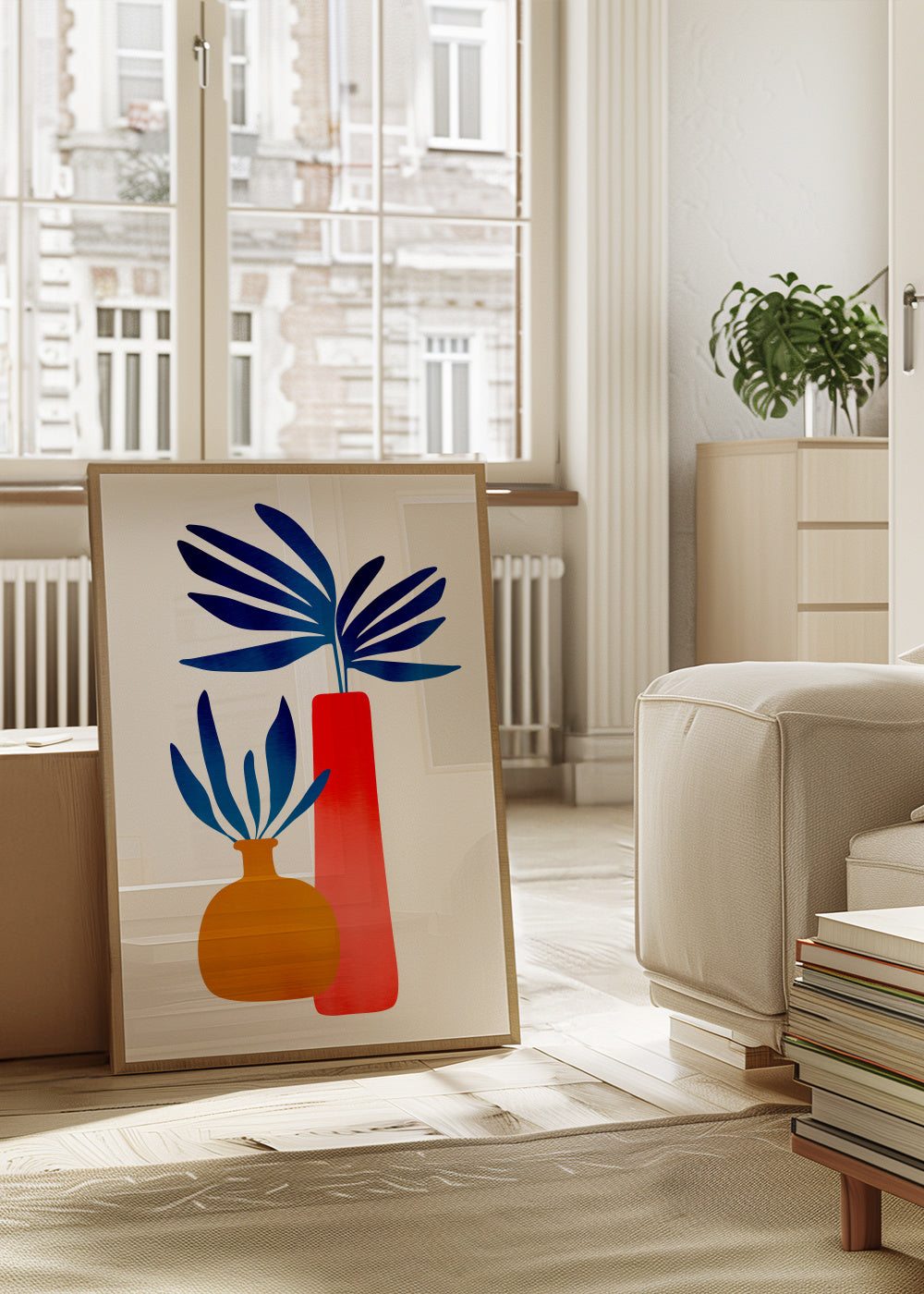 Fairytale Plants - Framed poster in an interior