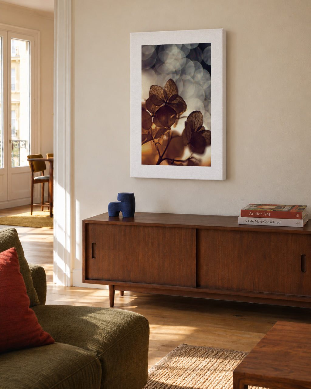 Beauty nature - Unframed canvas in an interior