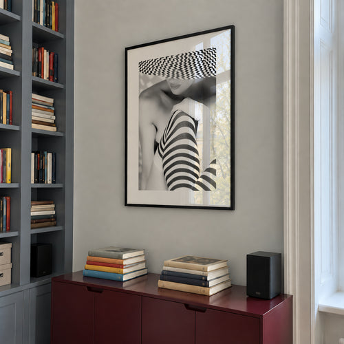 Zagging that Zig - Framed poster in an interior