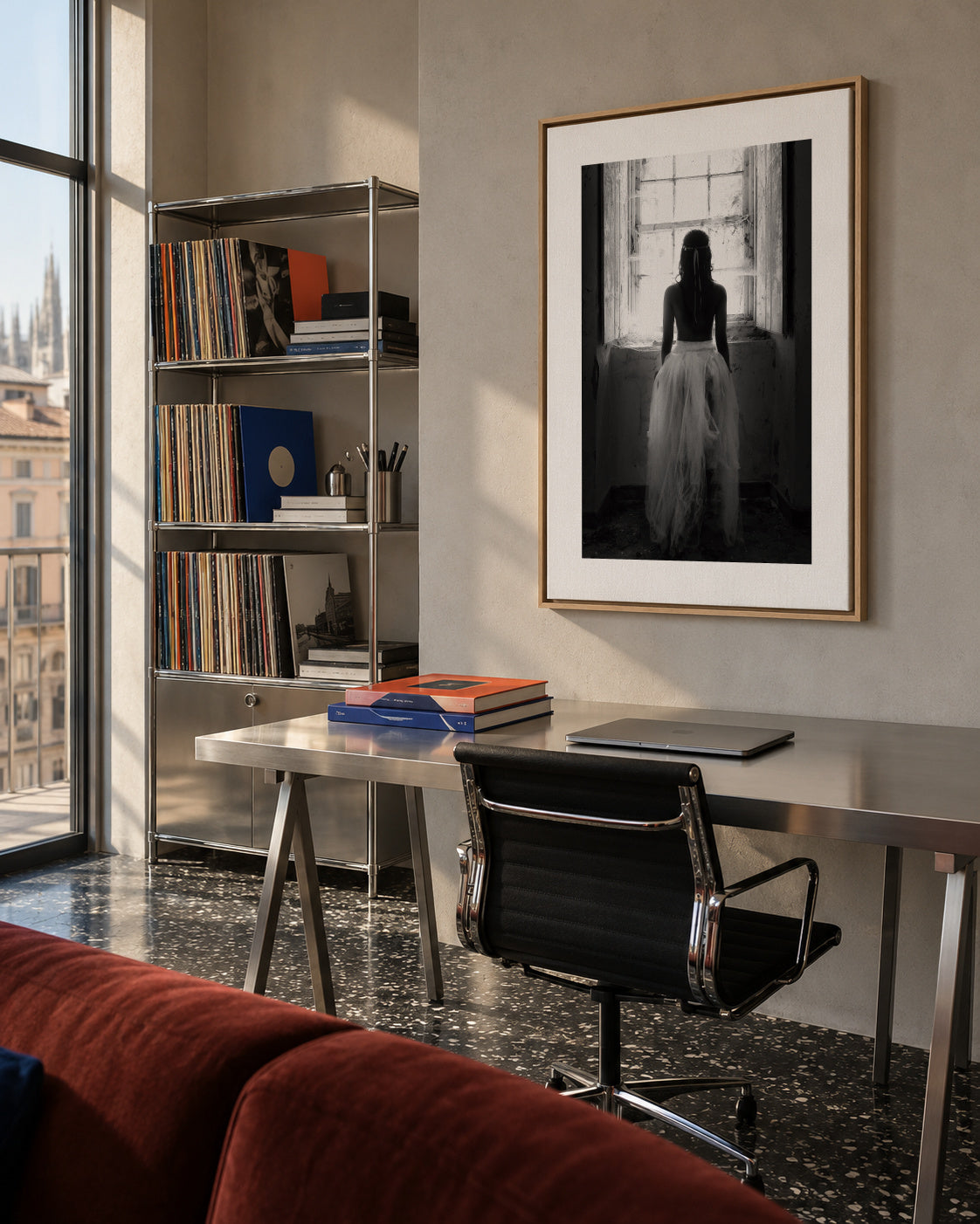 my way out - Framed canvas in an interior