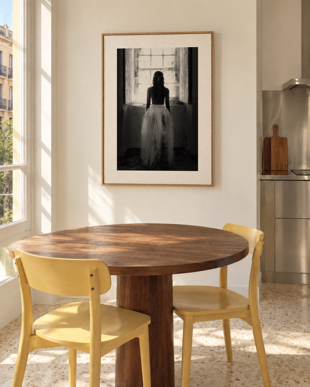 my way out - Framed canvas in an interior