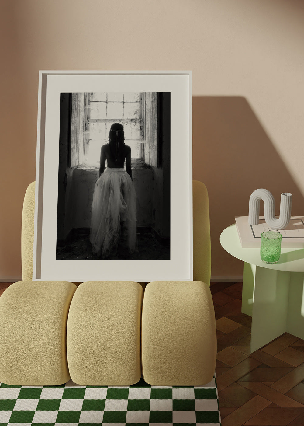 my way out - Framed poster in an interior