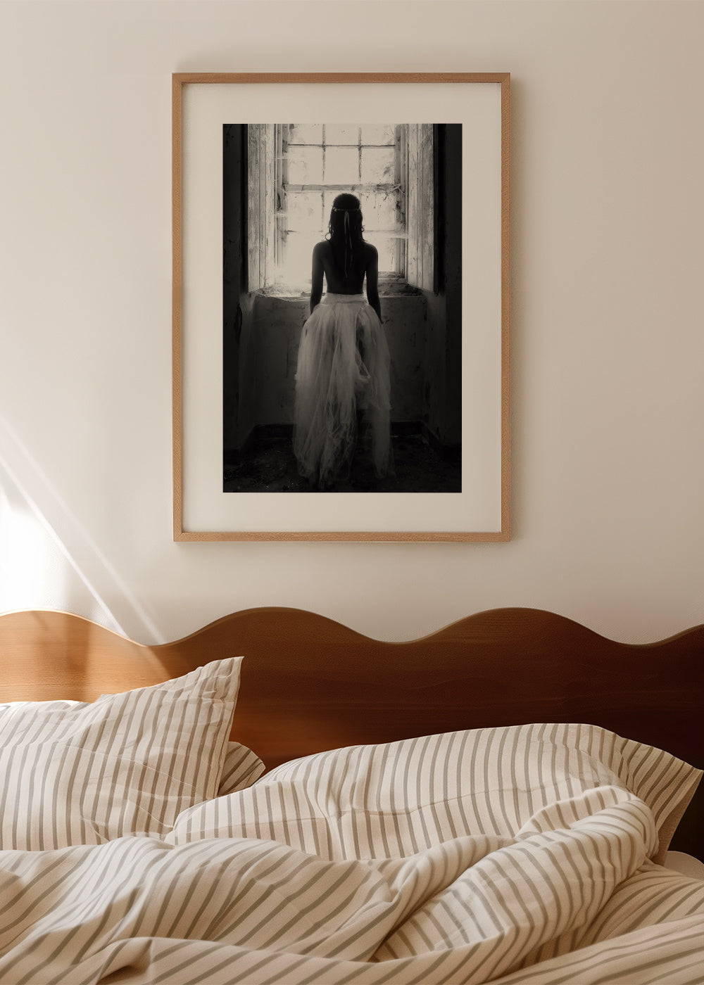 my way out - Framed poster in an interior