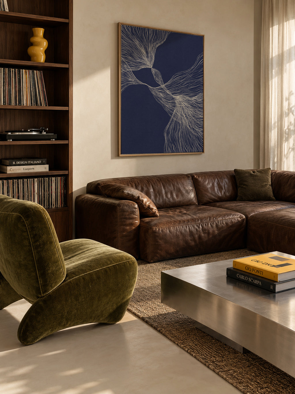 Interaction #1 - Framed canvas in an interior