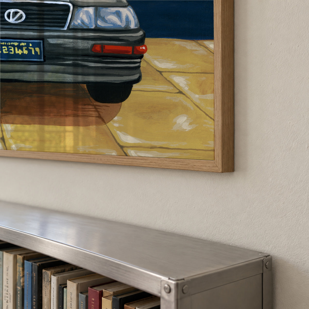 Street Fighter 2 Bonus Stage - Framed poster detail