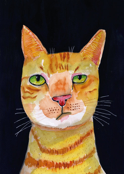 Ginger Cat - Unframed art print