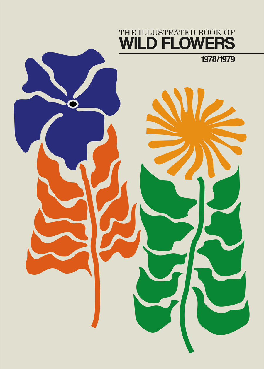 The Illustrated Book Of Wild Flowers Vol.2 Greige - Frances Collett
