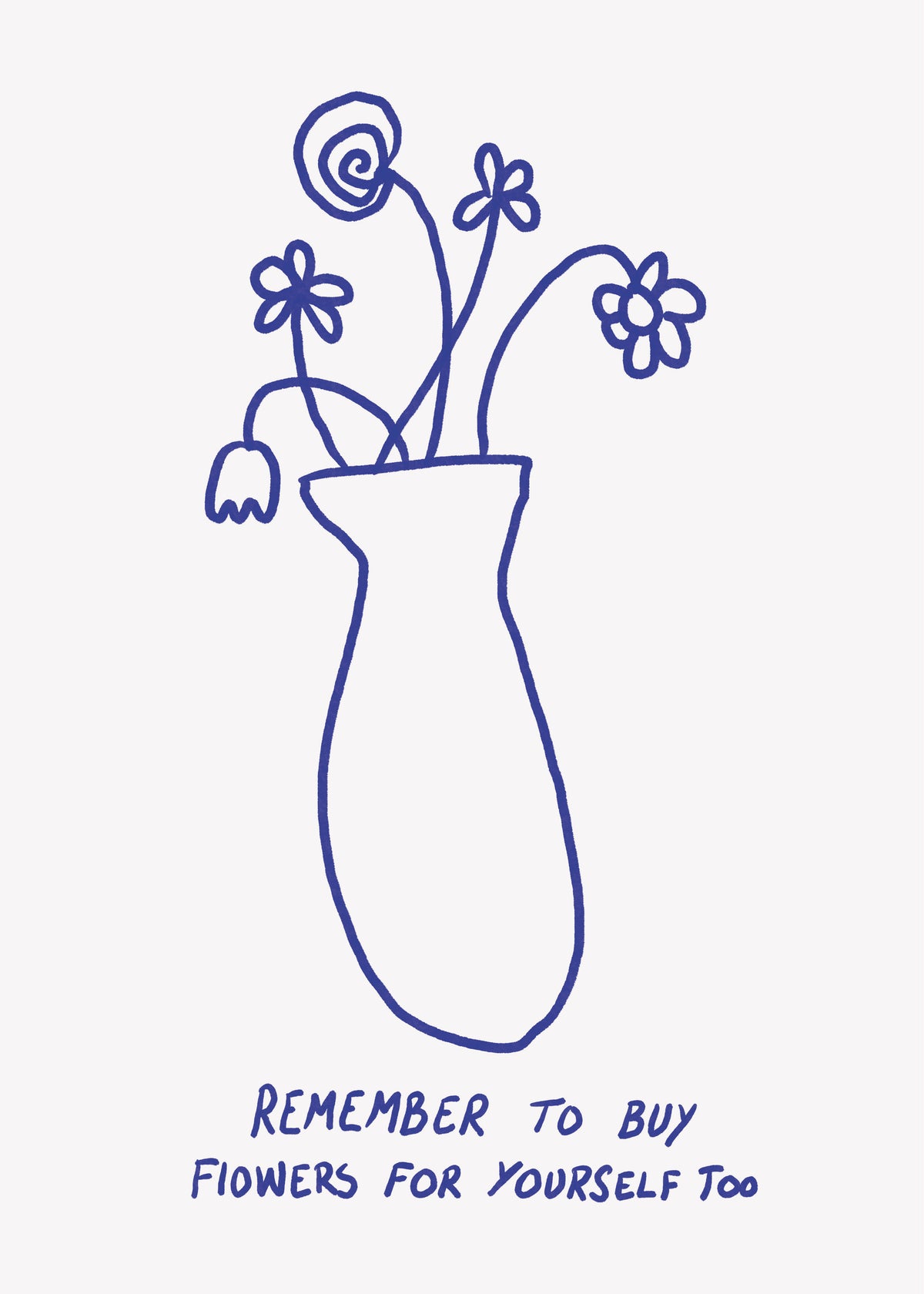 Buy Flowers for Yourself - Unframed art print