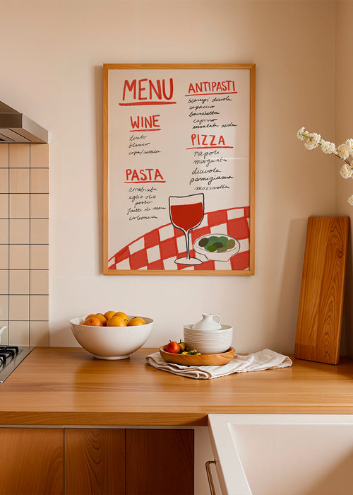 Italian Menu - Athene Fritsch