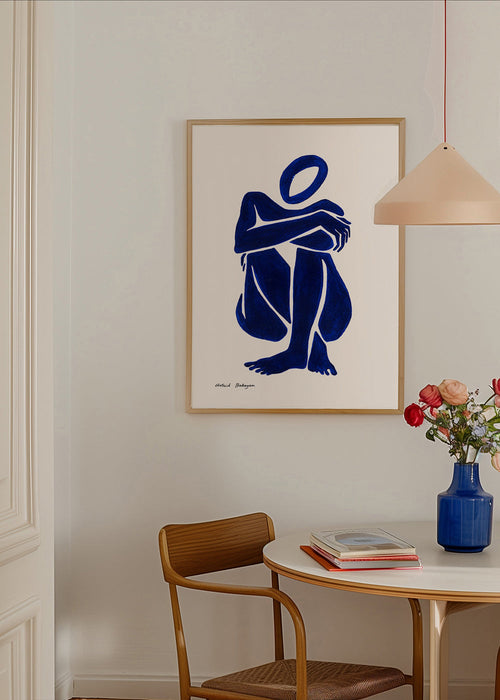 Blue figure #1