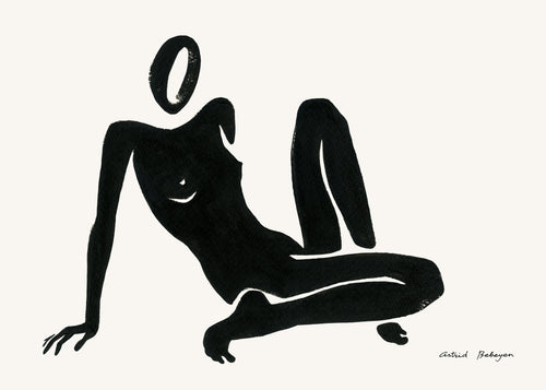Black figure #3 - Unframed art print