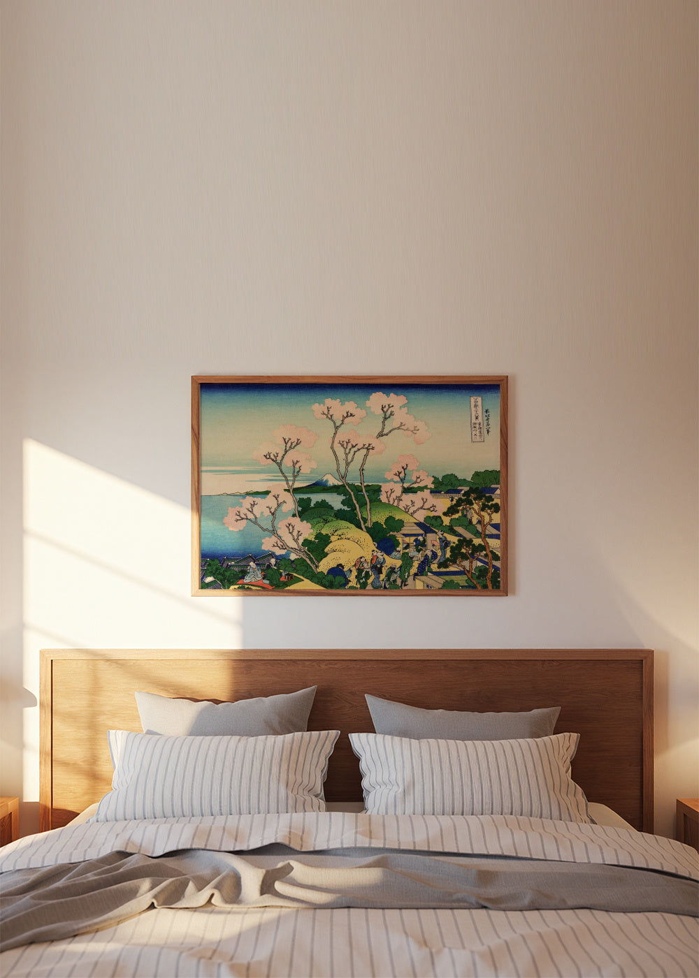 Fuji from Goten Yama - Katsushika Hokusai - Framed poster in an interior