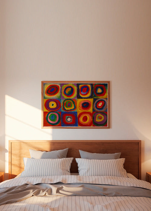 Colour Study - Squares and Concentric Rings - Vasili Kandinsky