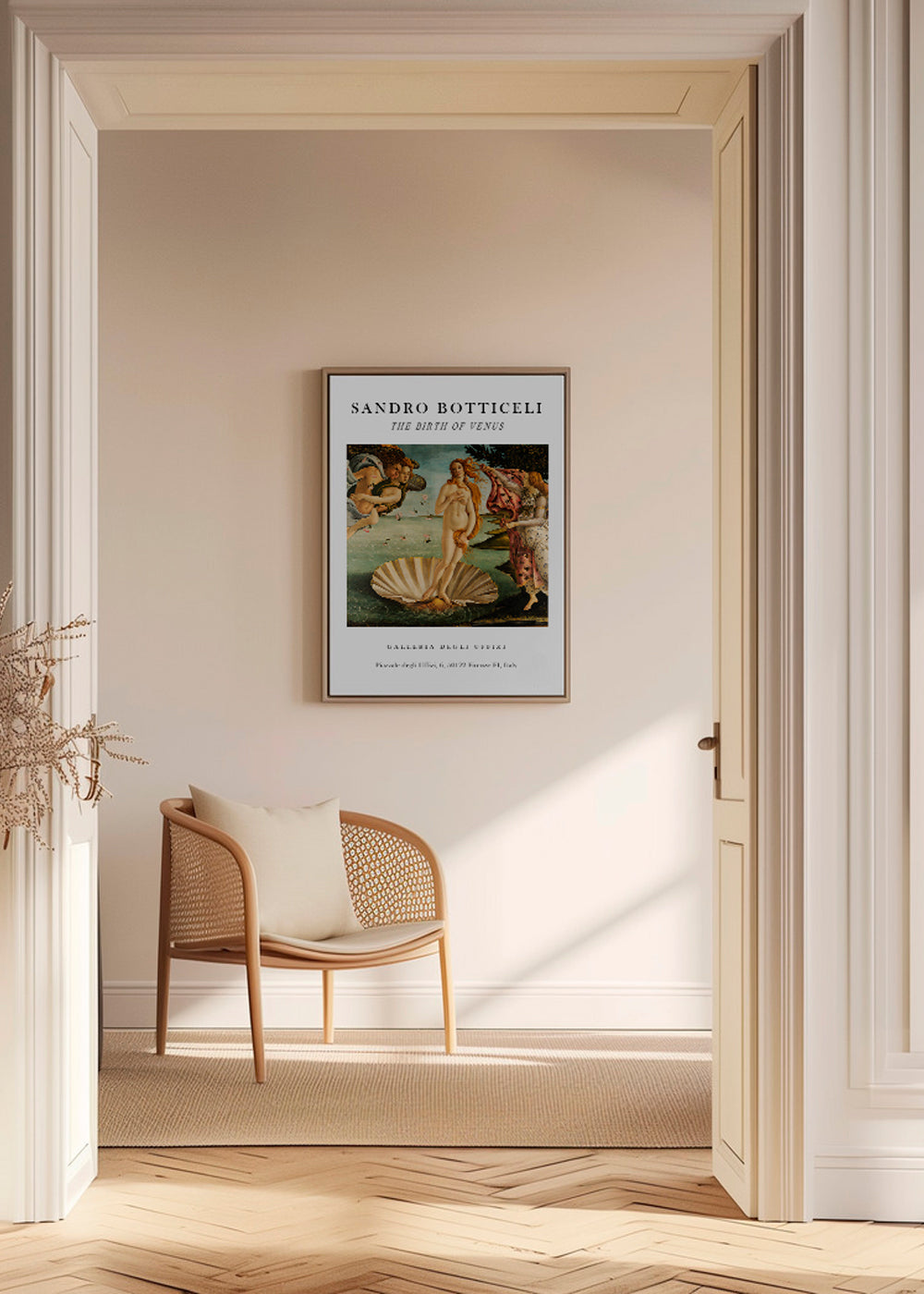 La Nascita di Venere Exhibition White - Sandro Botticelli