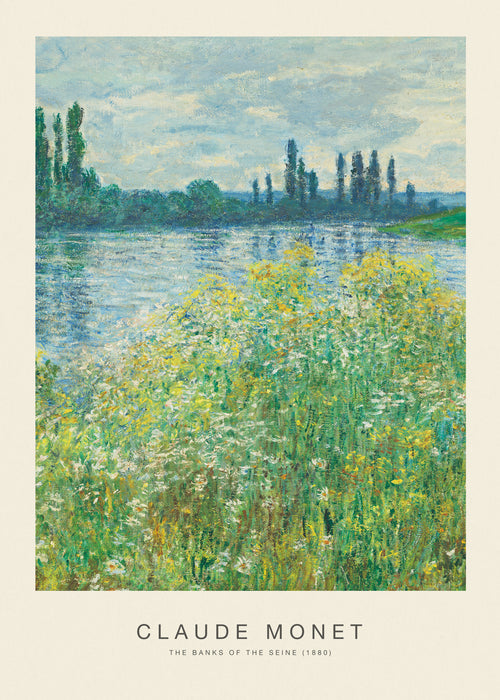 The Banks of the Seine (Special Edition) - Claude Monet - Unframed art print
