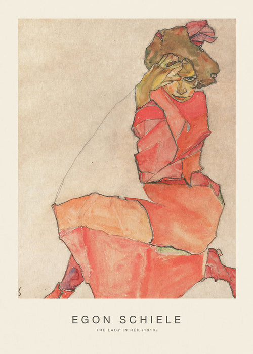 The Lady in Red (Special Edition) - Egon Schiele