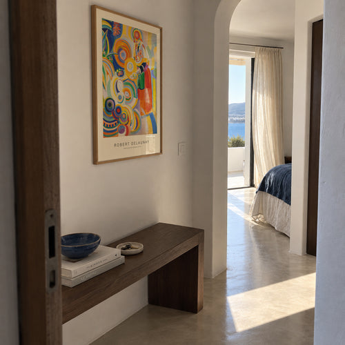 Portuguese Woman (Special Edition) - Robert Delaunay - Framed poster in an interior
