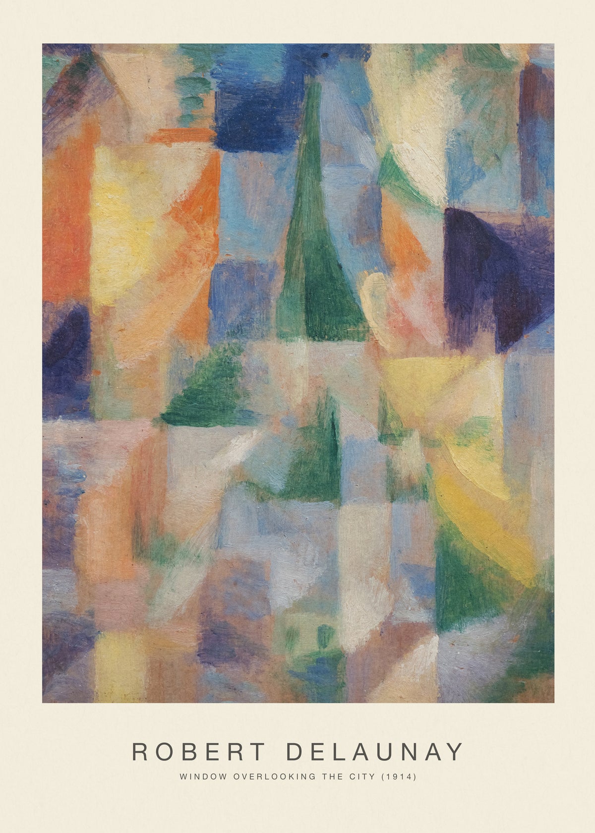 Window overlooking the City (Special Edition) - Robert Delaunay - Unframed art print