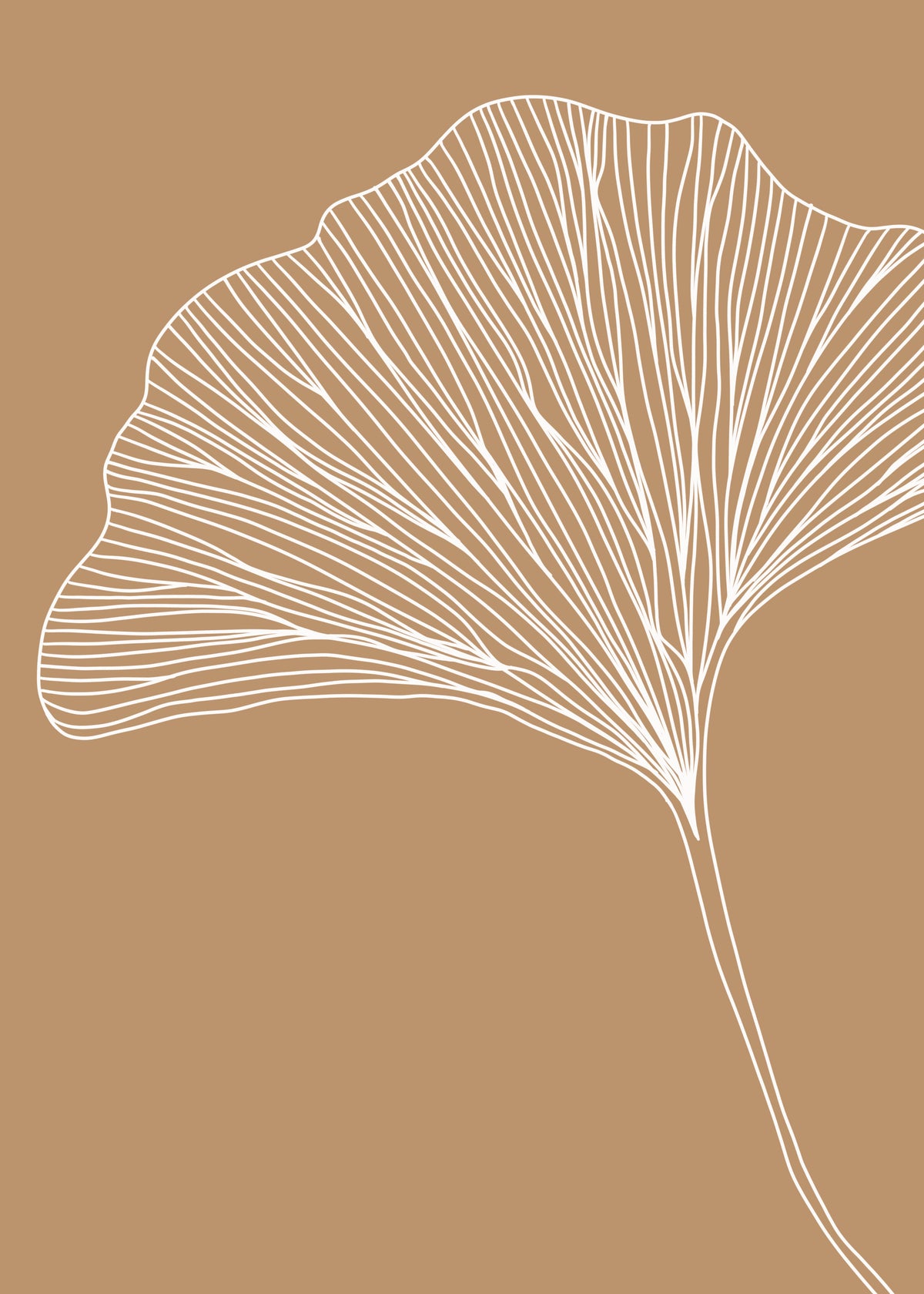 Nude ginkgo - Unframed art print