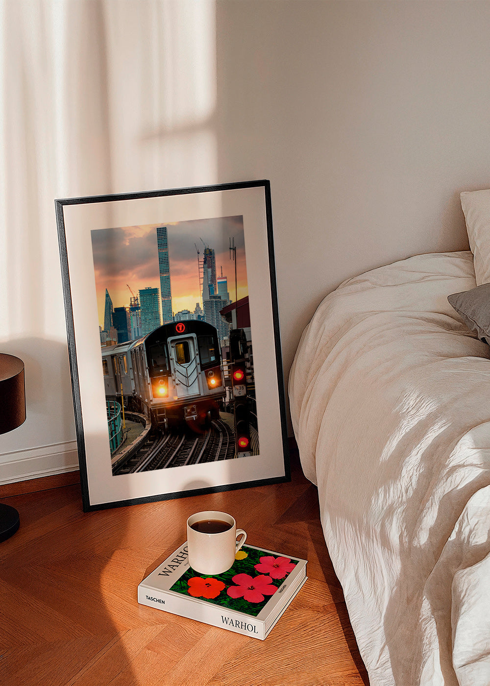 Travel poster: Subway 7 in the city sunset – Product1