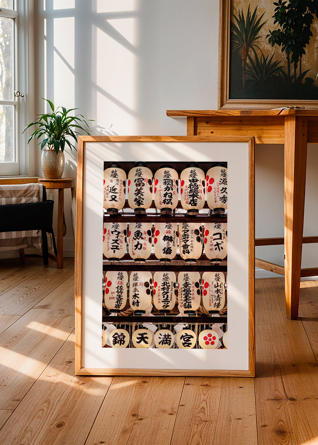 Photograph of Japanese lanterns grid – Product1