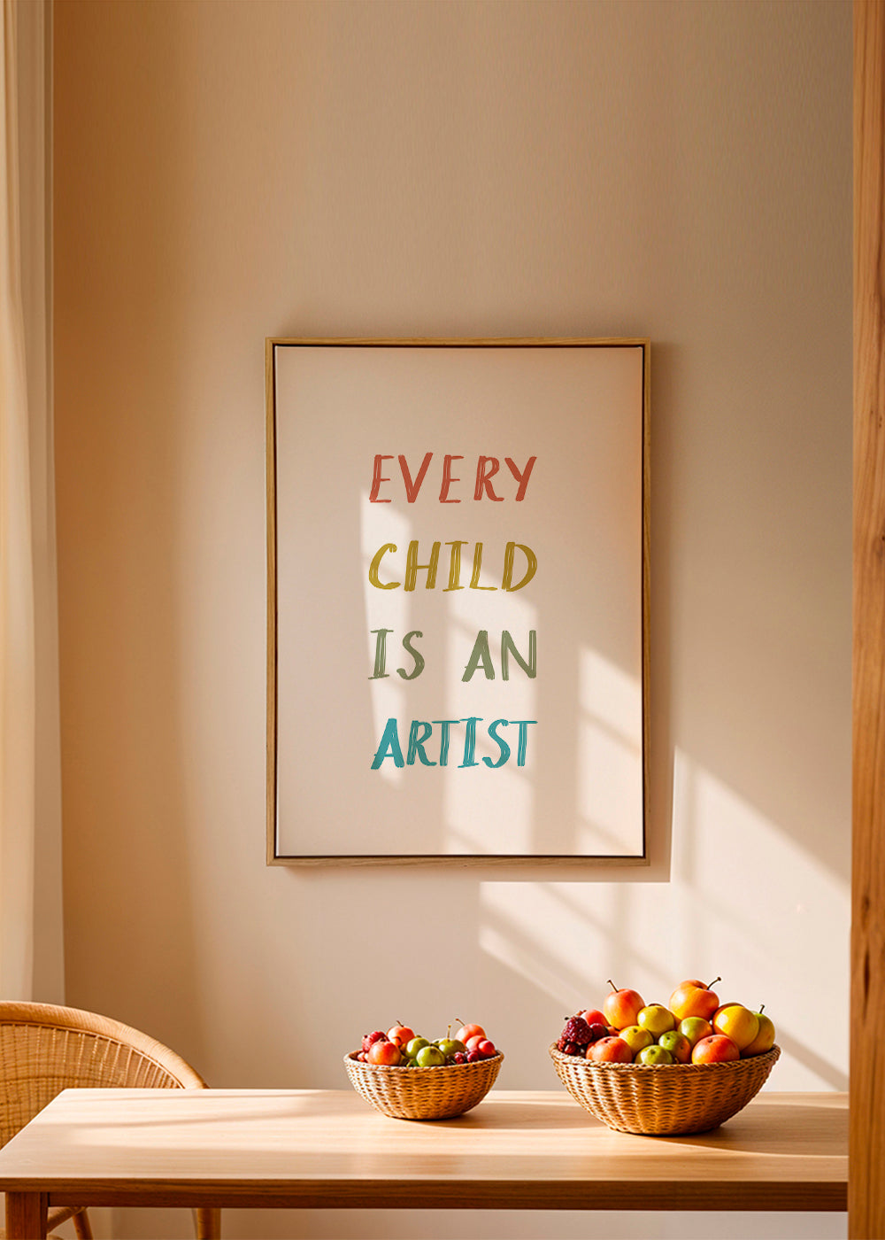 Every child is an artist Quote