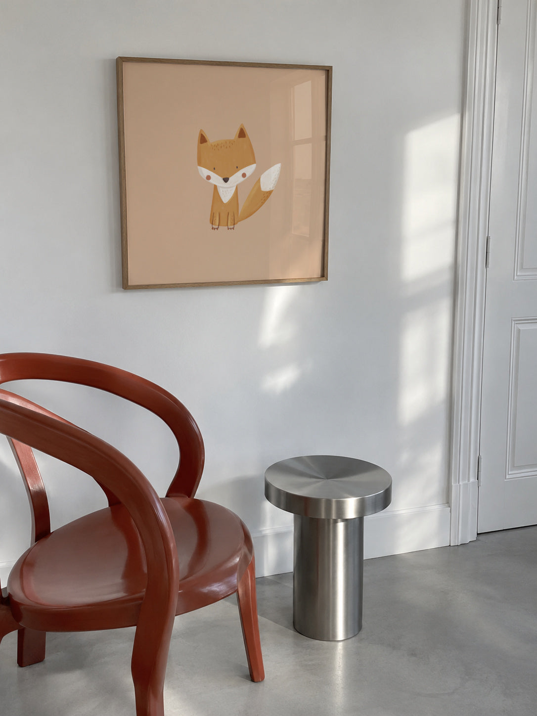 Fox - Framed poster in an interior