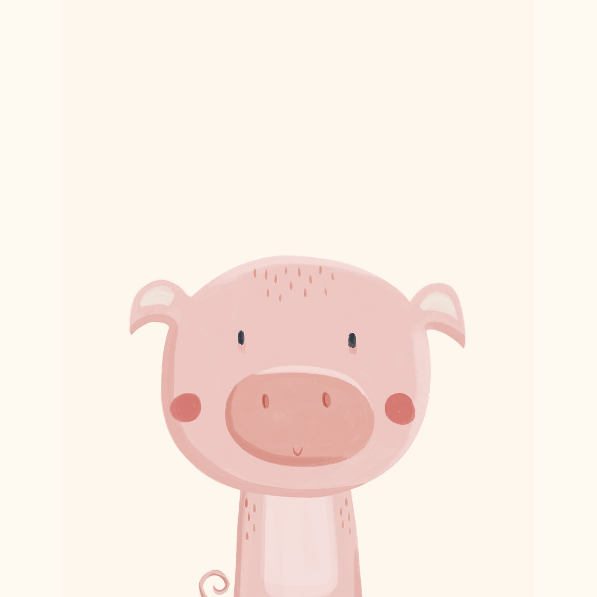Sweet pig - Unframed art print