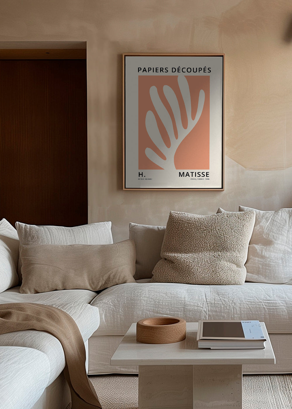 Henri Matisse ORANGE papiers decoupes I