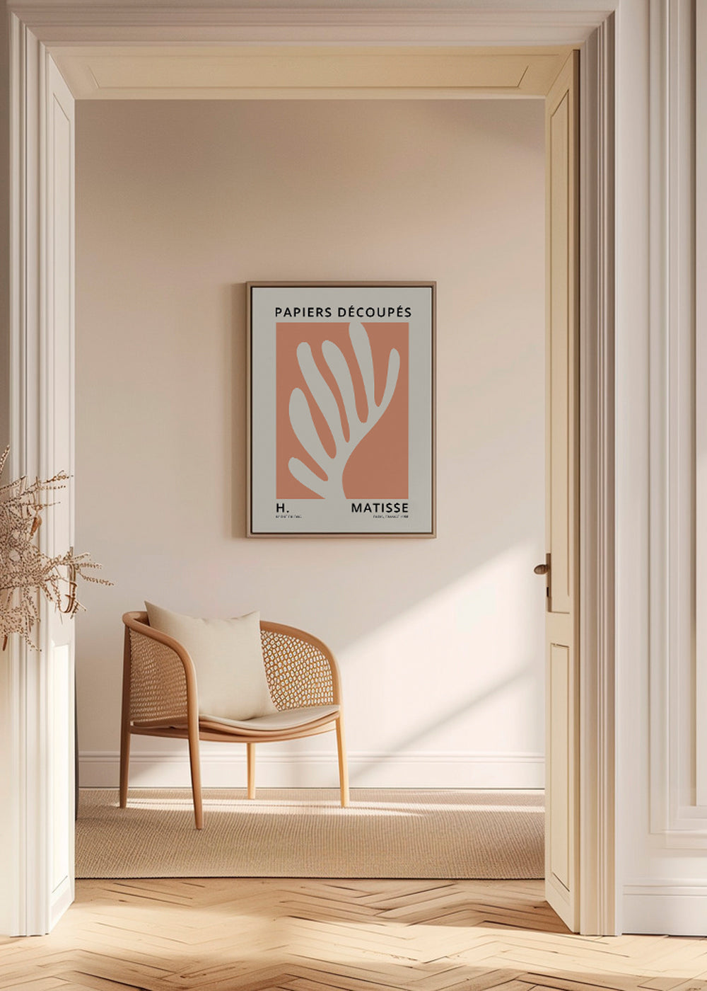 Henri Matisse ORANGE papiers decoupes I