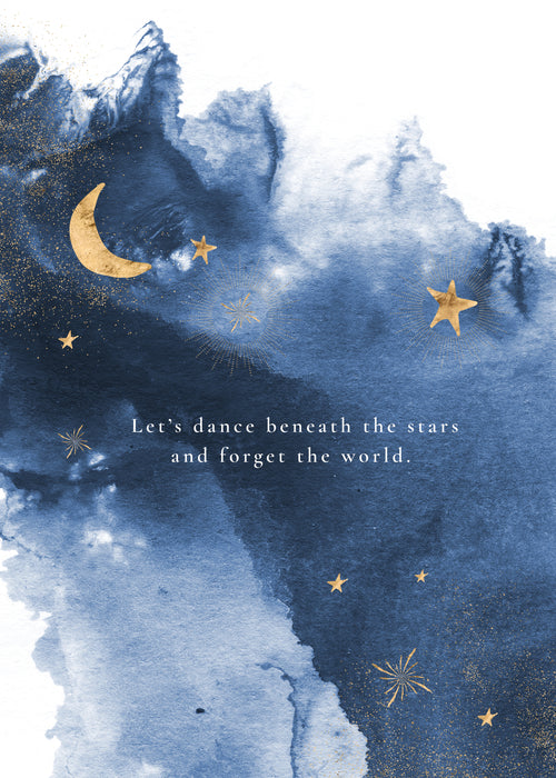 Inspirational Stars poster universe - Unframed art print