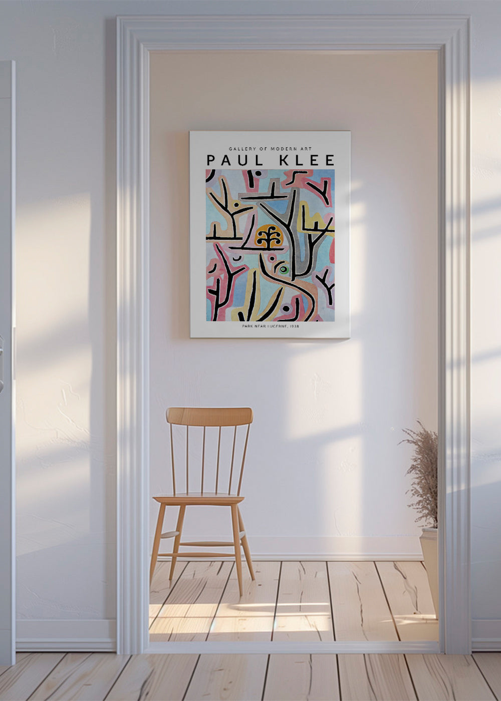 Abstract artwork with stylized trees | Wall art, framed prints and