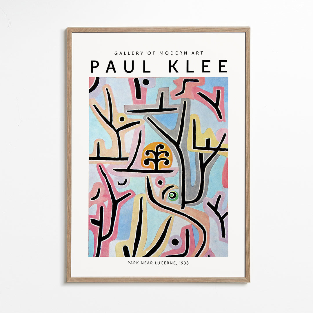 Abstract artwork with stylized trees | Wall art, framed prints and