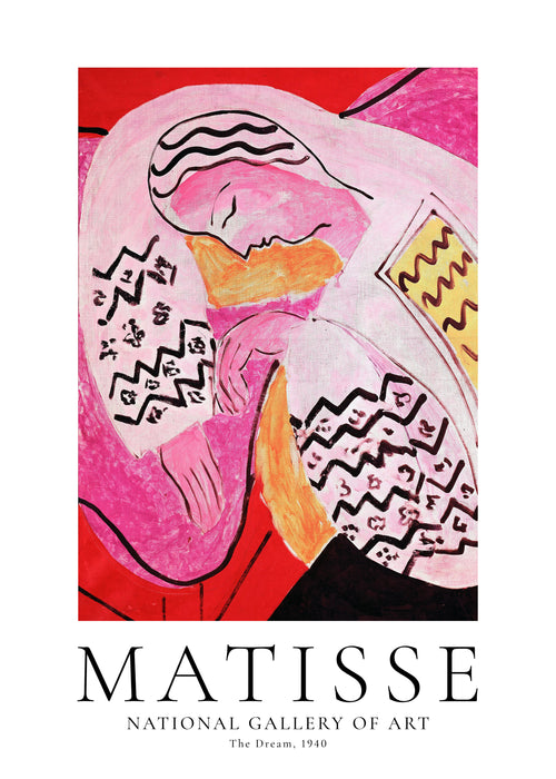 Henri Matisse The Dream, 1940 - Unframed art print