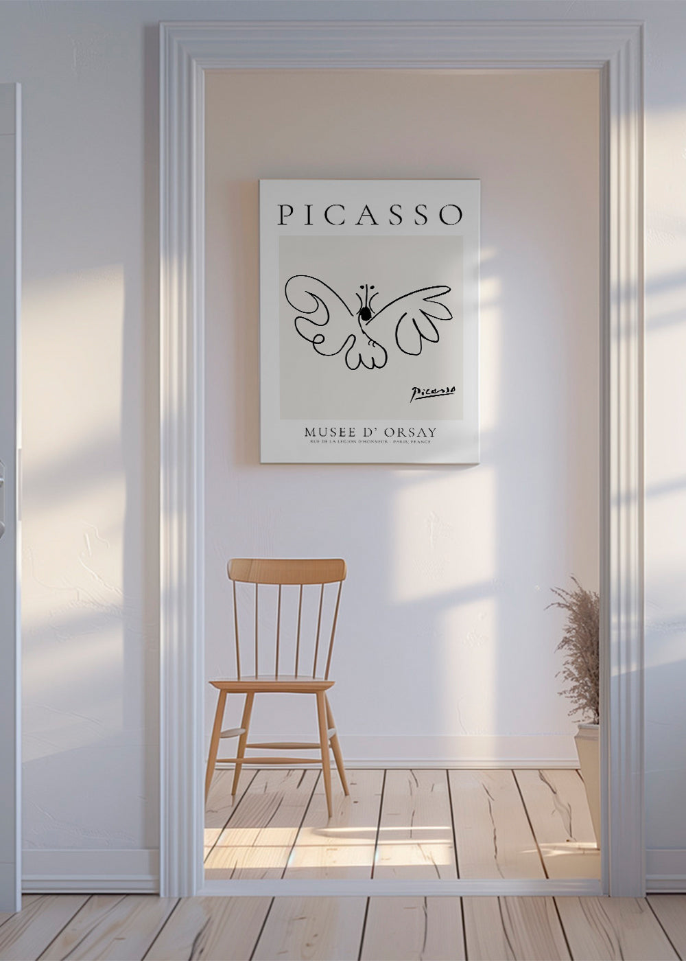Pablo Picasso Animals Drawing butterfly